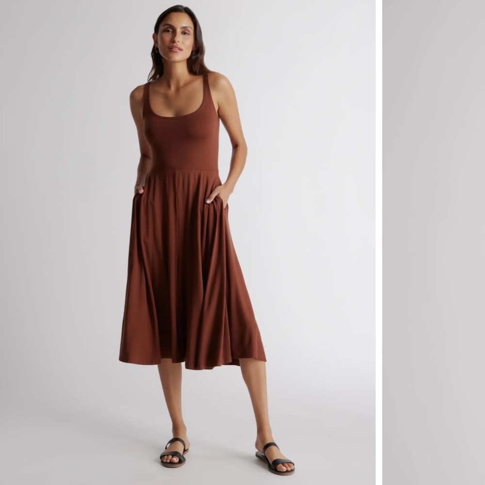 Tencel Jersey Fit and Flare Dress